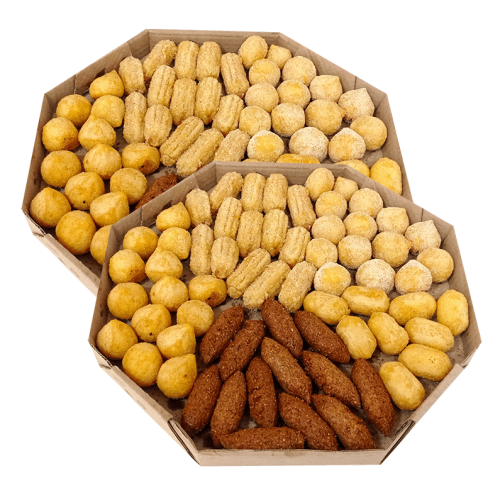 Kit 120 Salgados Fritos de 30g